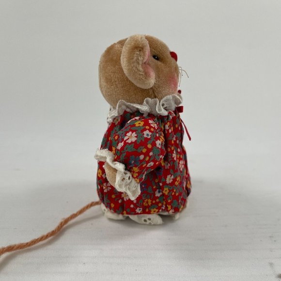 Miss Molly Mouse Plush Pomander Stuffed Fragrance Doll 1980s Vintage Avon - Picture 7 of 8